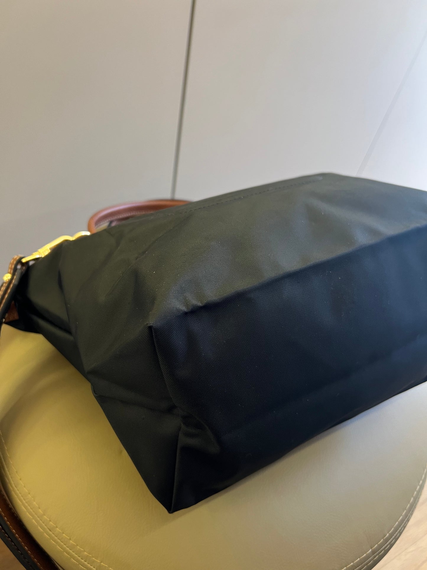 Longchamp Le Pliage Small Preta Com alça