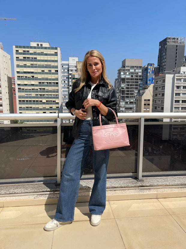 Chanel Marshmallow CC Handle Bag Rosa