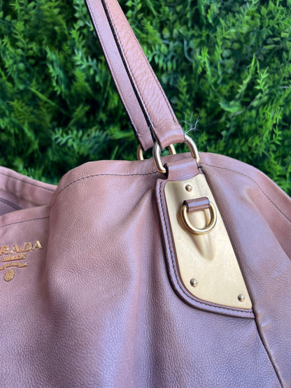 Prada Tote Soft Calf Marrom