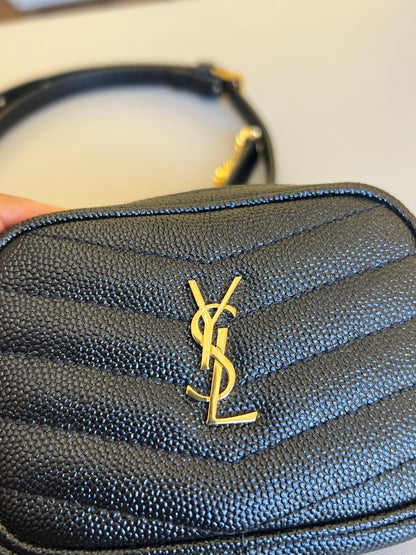 Saint Laurent Baby Lou Belt Bag Preta