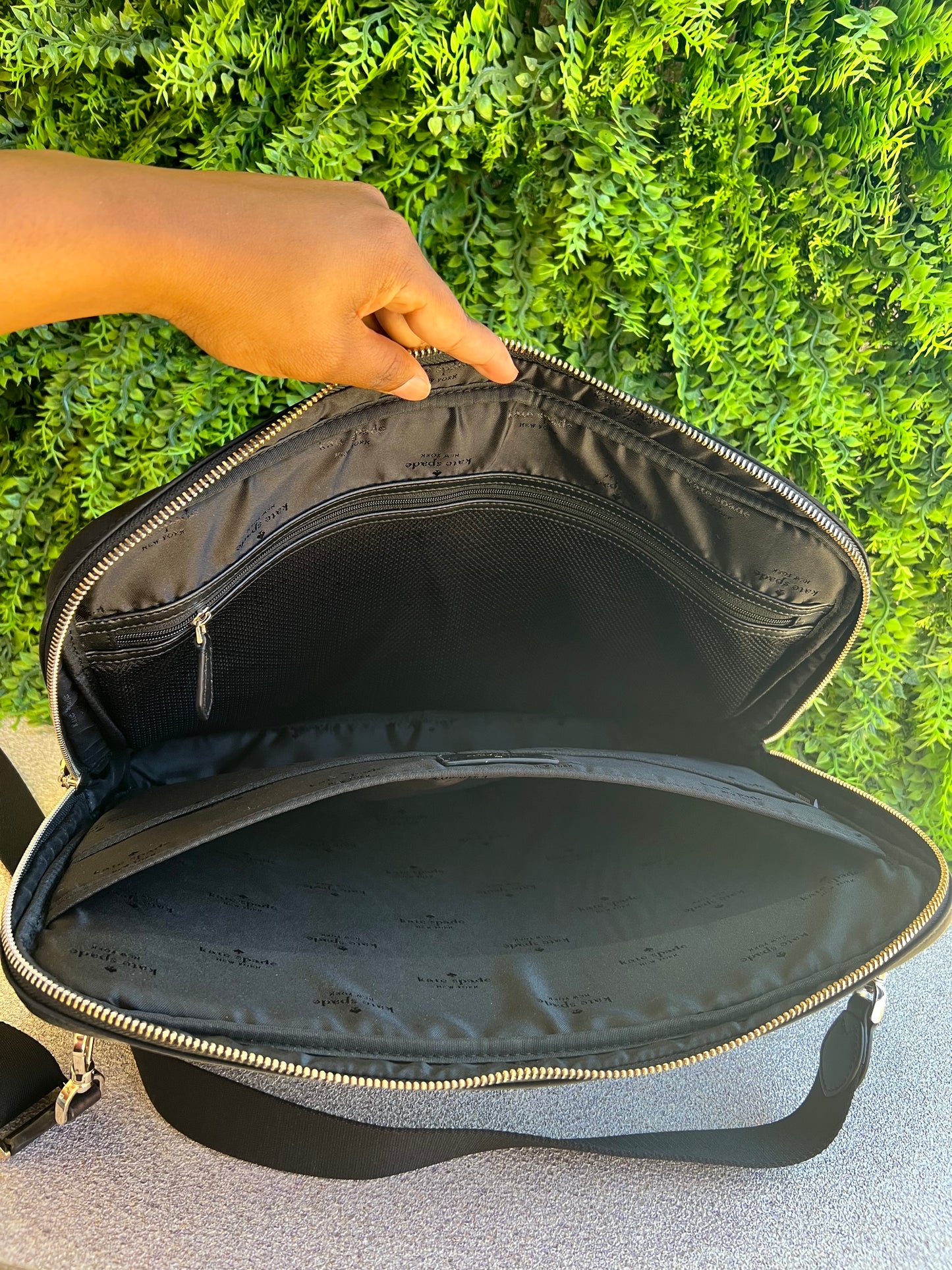 Pasta Kate Spade Nylon Preta
