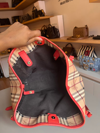 Burberry Haymarket Check Shoulder