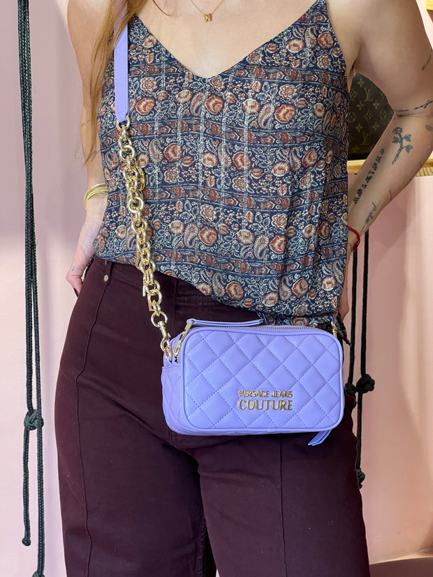 Versace Couture Câmera Bag Lilás
