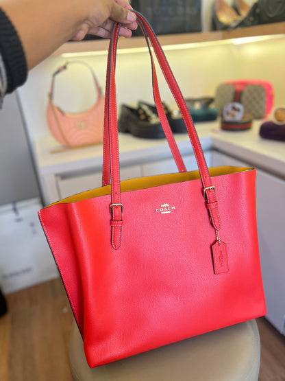 Coach Shopping Tote Vermelha