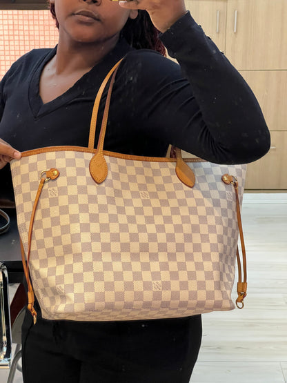 Louis Vuitton Neverfull MM Damier azur