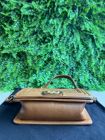Chanel Boy Small Caramelo