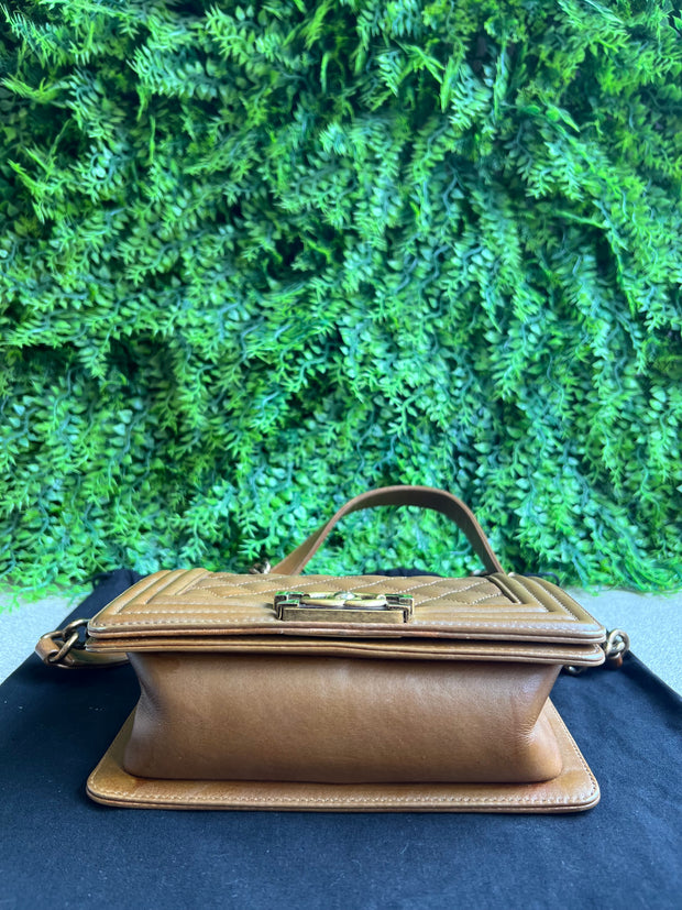 Chanel Boy Small Caramelo