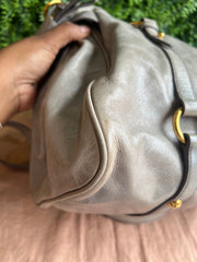 Miu Miu Vitello Lux Cinza