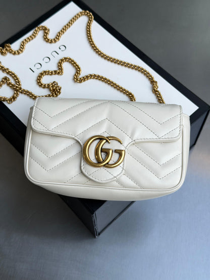Gucci GG Mini Marmont Off White