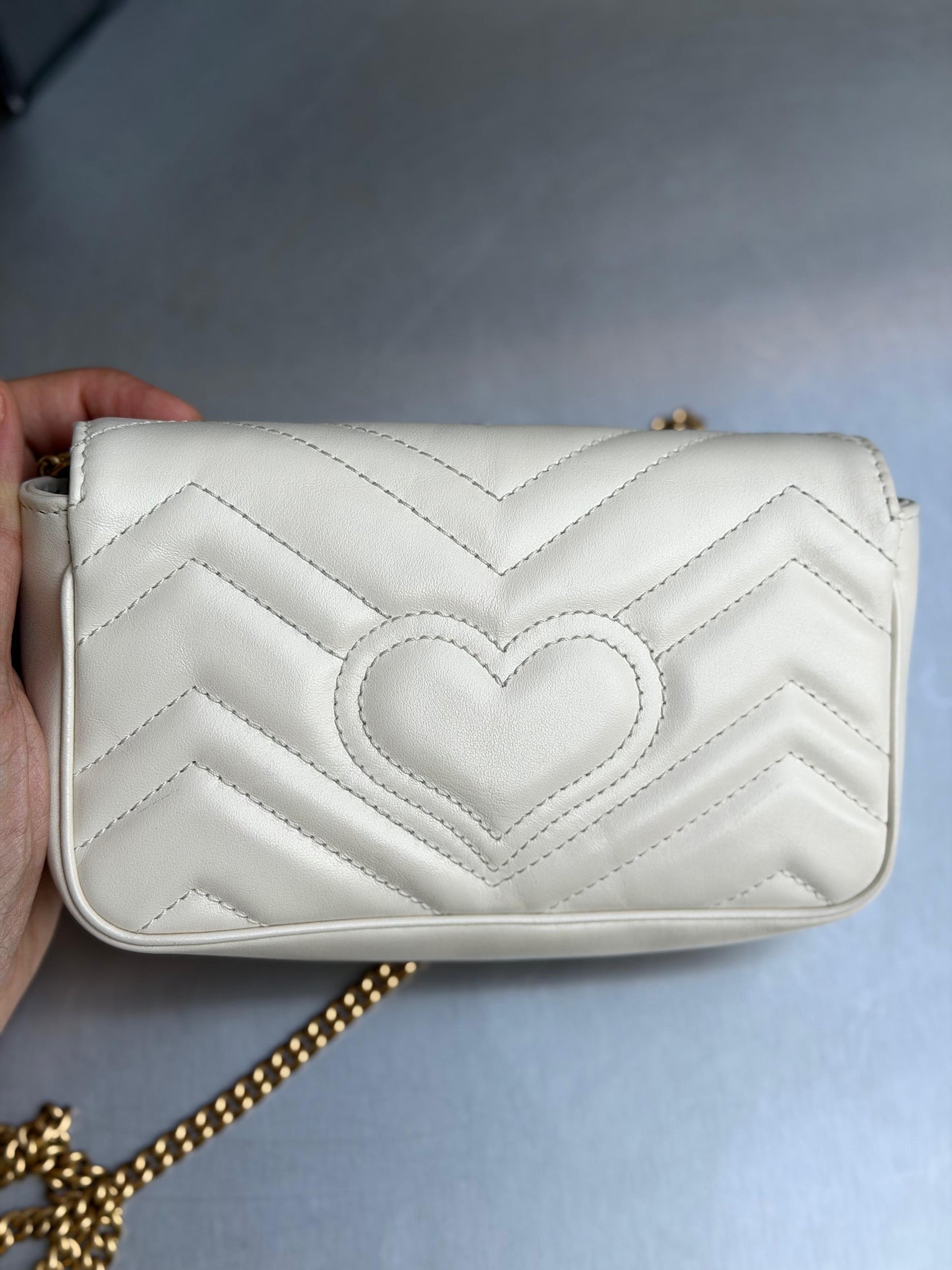 Gucci GG Mini Marmont Off White