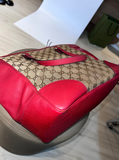 Gucci Bree Monograma Vermelha