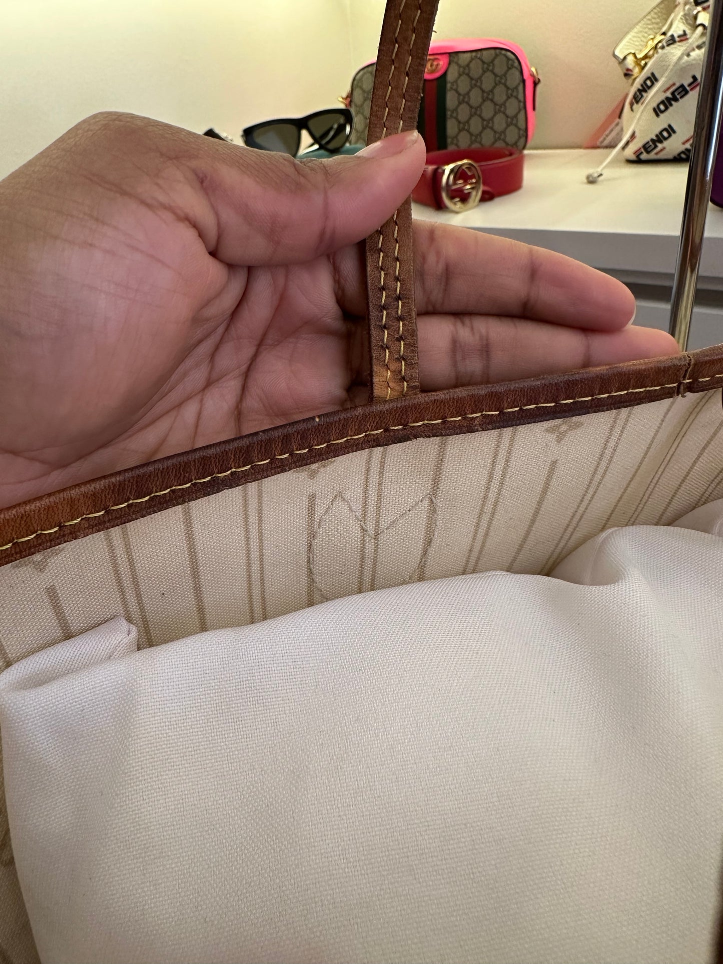 Louis Vuitton Neverfull Damier Azur GM