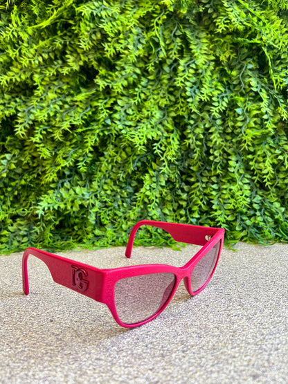 Óculos de Sol D&G Cat-Eye Rosa