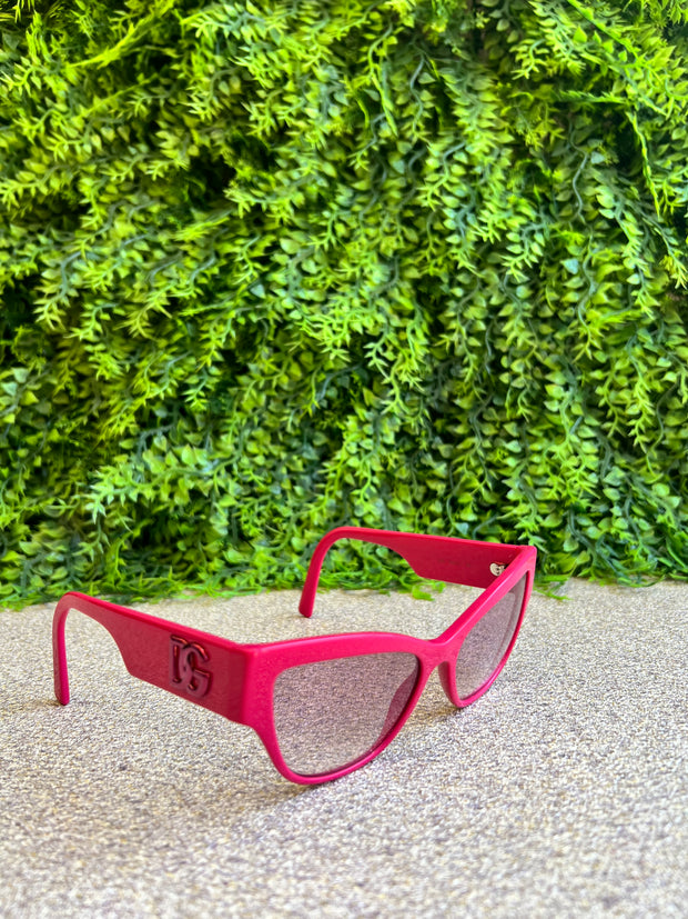 Óculos D&G Cat-Eye Rosa