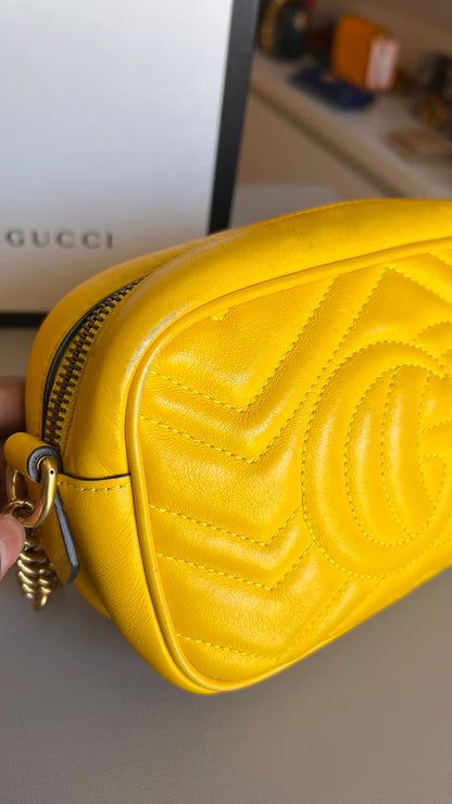 Gucci Marmont Mini Amarela