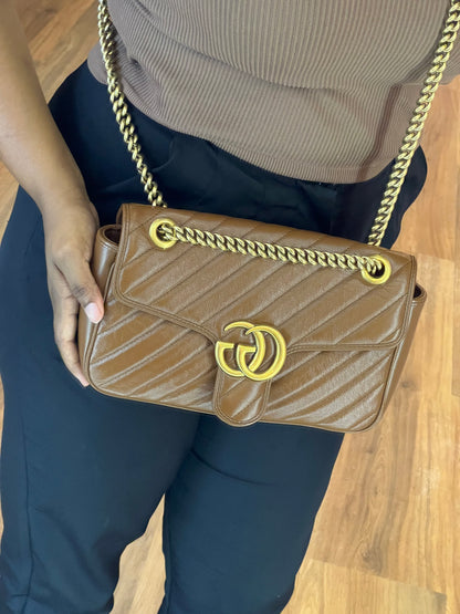 Gucci Marmont  Caramelo