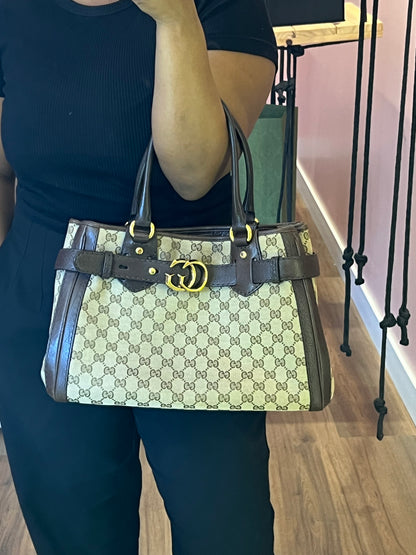 Gucci GG Canvas Running Tote