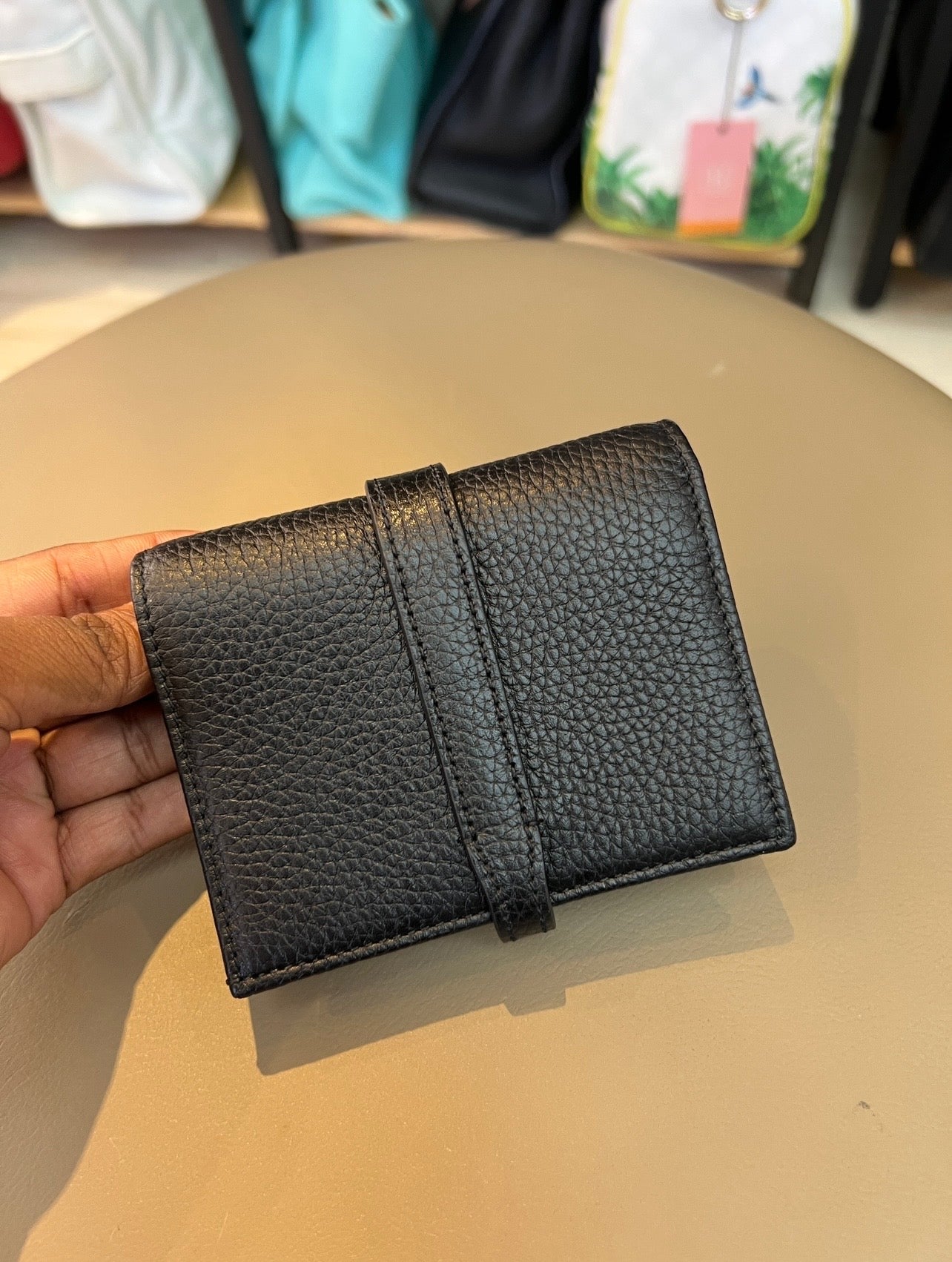 Mini Carteira Gucci Jackie Preta