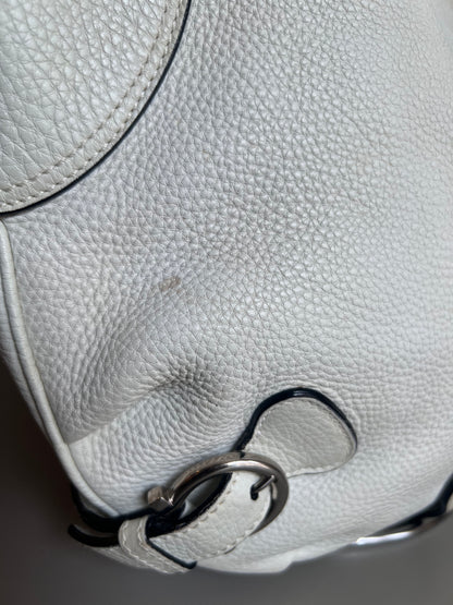 Salvatore Ferragamo Hobo Bag Off White