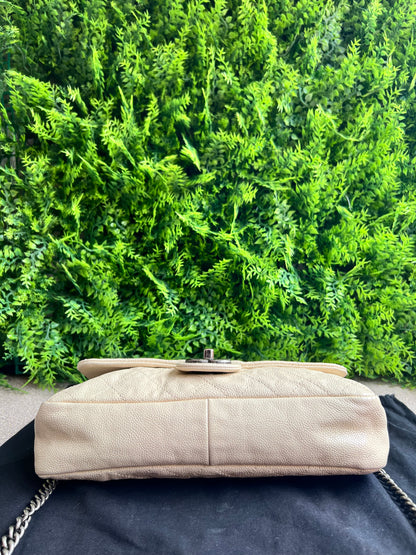 Chanel Classic Single Flap Off  White