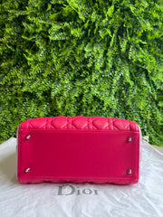 Lady Dior Cannage Quilted Rosa