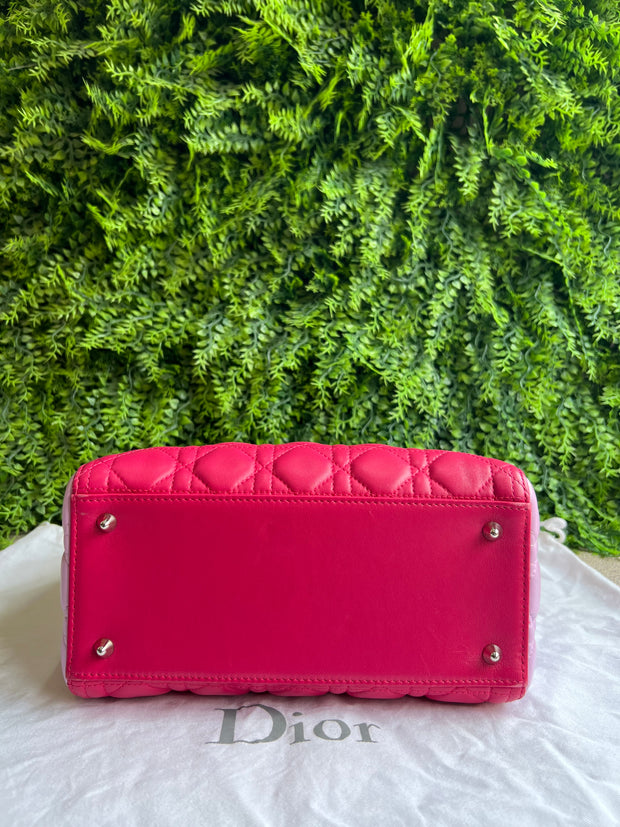 Lady Dior Cannage Quilted Rosa