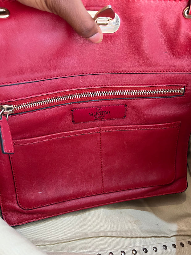 Valentino Rockstud Vermelha
