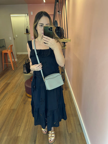Furla Gea Mini Crossbody Cinza