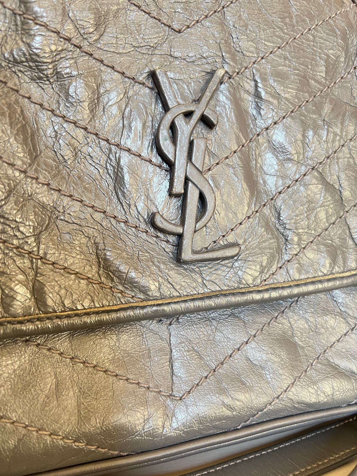 Saint Laurent Niki Cinza