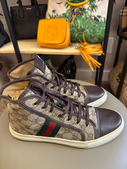 Tenis Gucci 1977 Monograma Cano longo