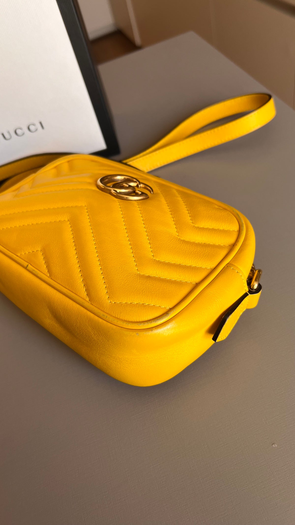 Gucci Marmont Mini Amarela