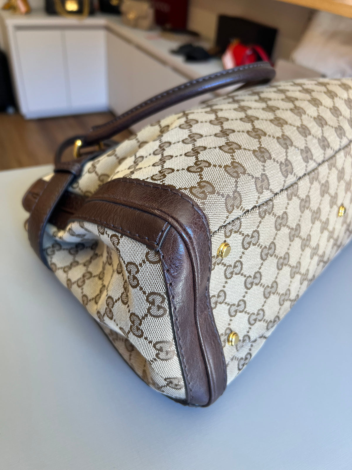 Gucci GG Canvas Running Tote