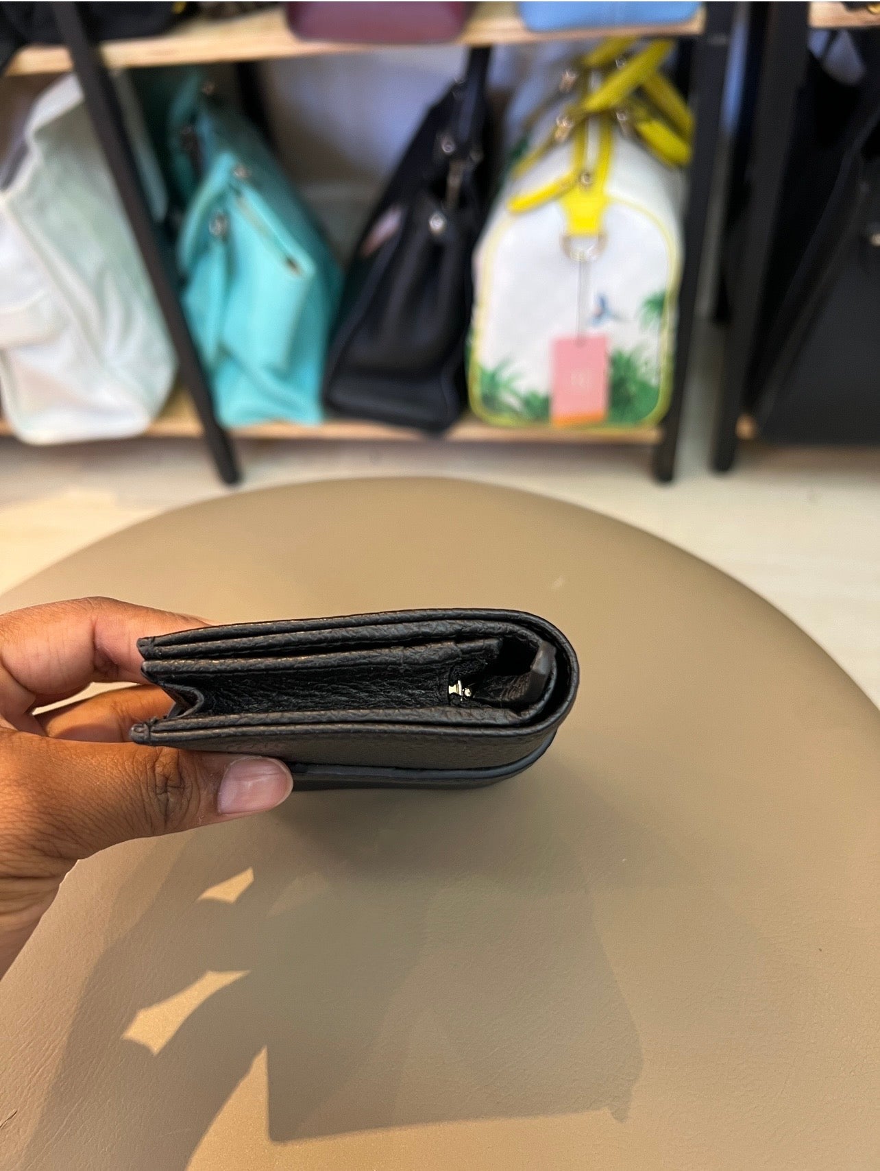 Mini Carteira Gucci Jackie Preta
