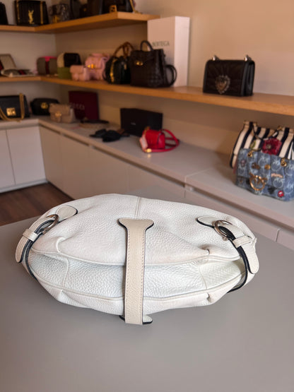 Salvatore Ferragamo Hobo Bag Off White