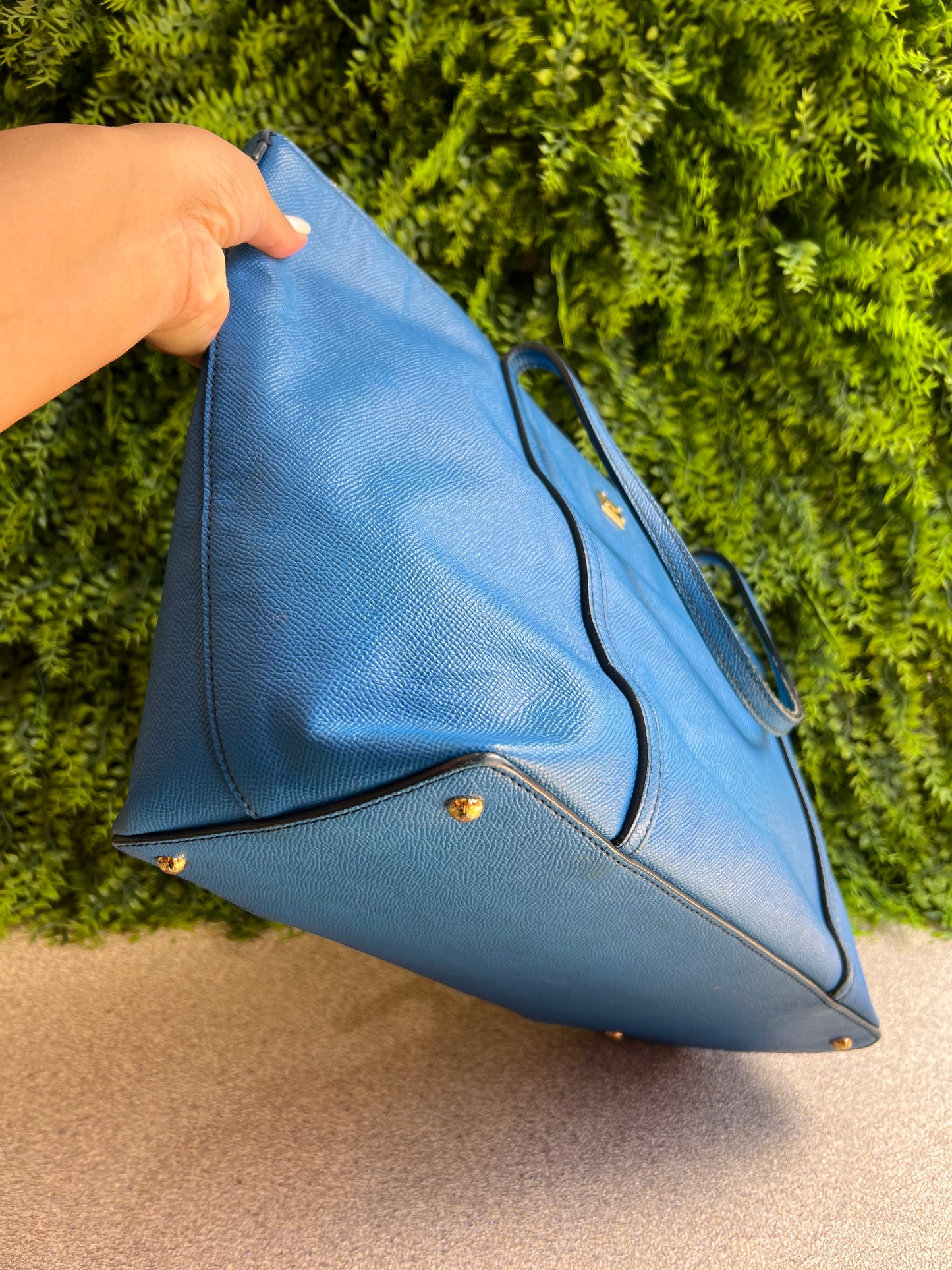 Dolce & Gabbana Shopping Tote Azul