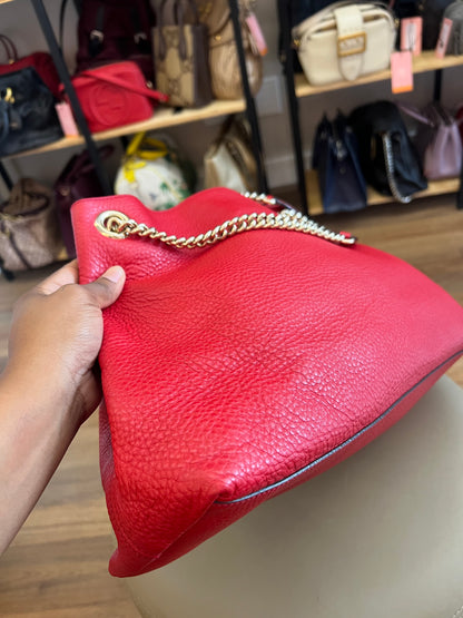 Gucci Soho Chain Vermelha