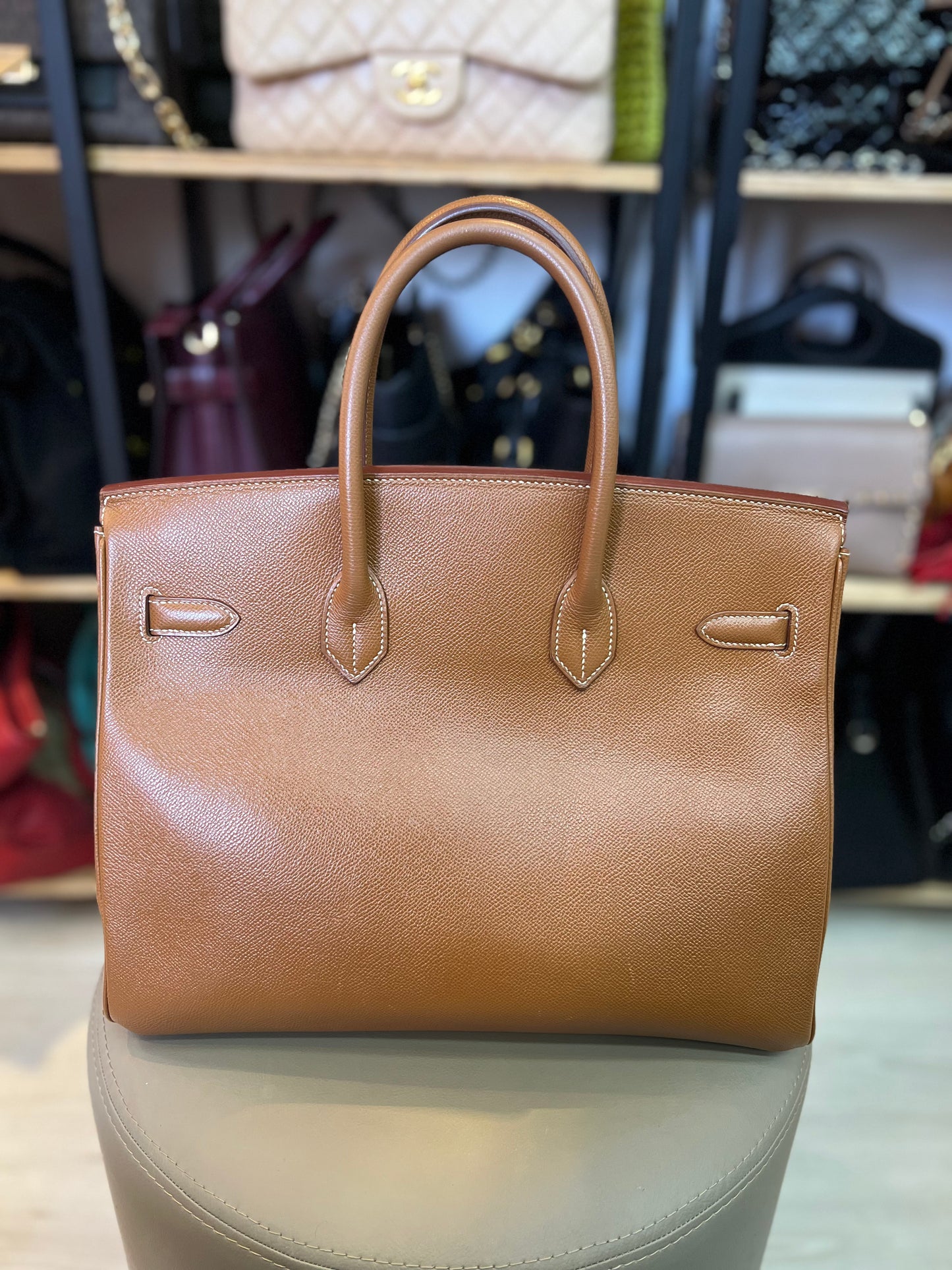 Hermes Birkin 35 Caramelo