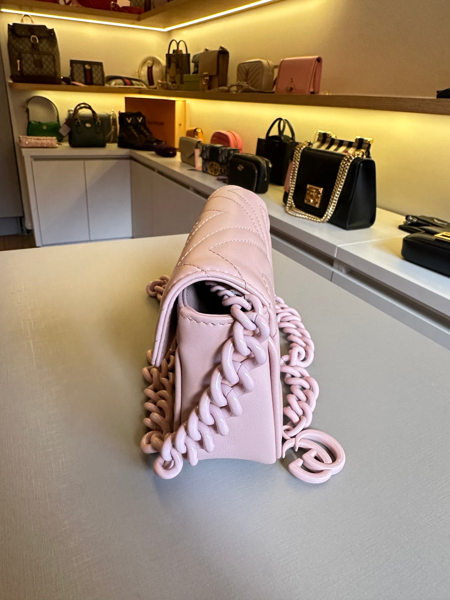 Gucci marmont Super Mini Rosa