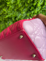Lady Dior Cannage Quilted Rosa