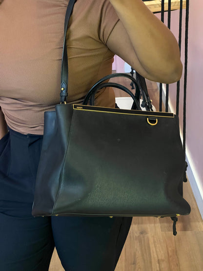 Fendi 2Jours Tote Preta
