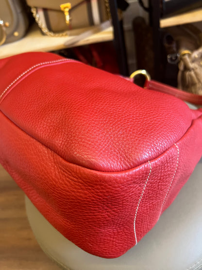 Prada Vitello Shoulder Vermelha