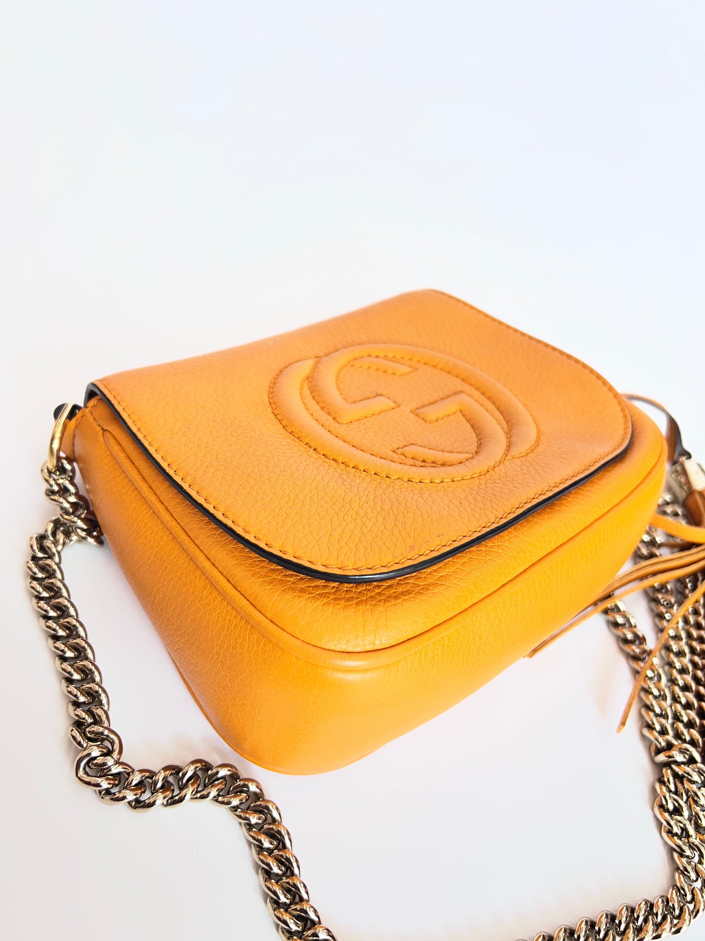 Gucci Soho Leather Mostarda
