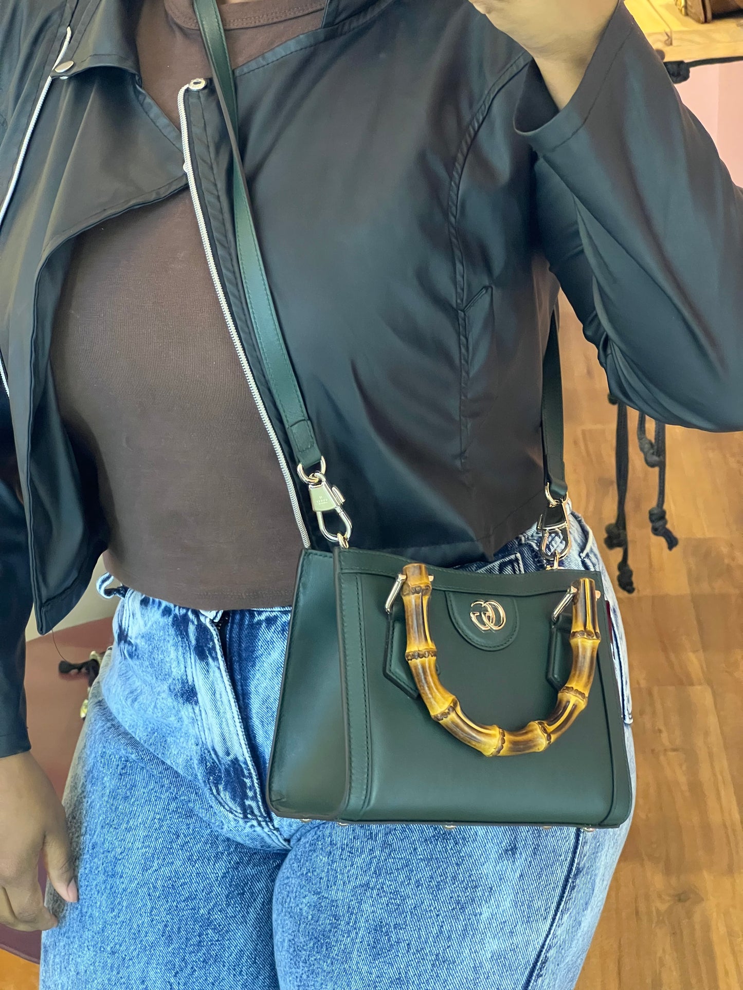 Gucci Diana Bamboo Mini Verde
