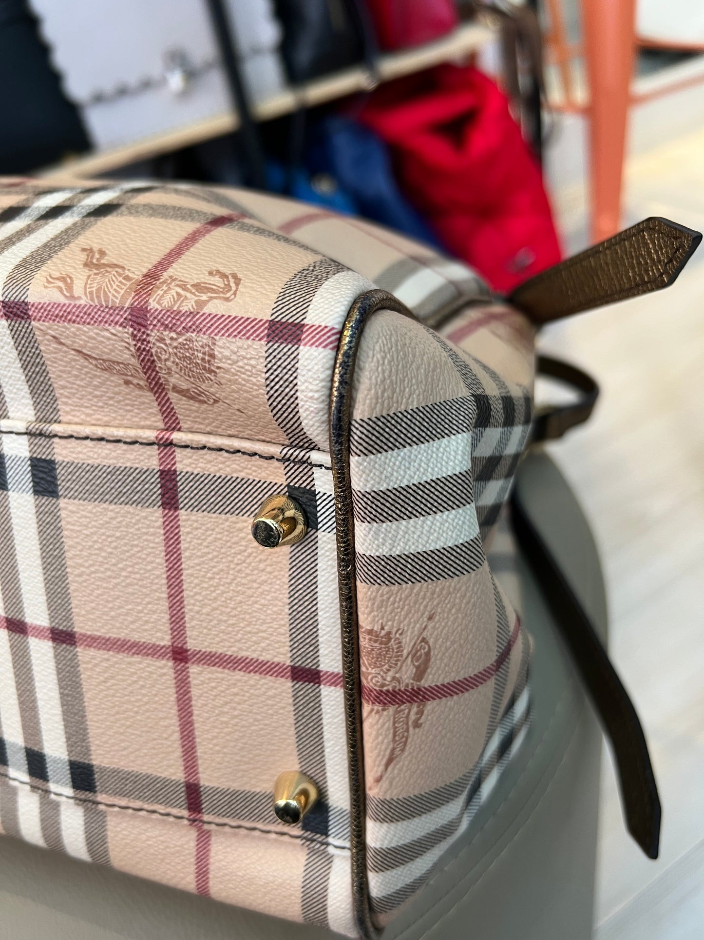 Burberry Haymarket Check Shoulder