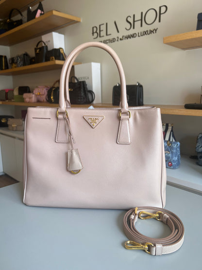 Prada Galleria Saffiano Nude