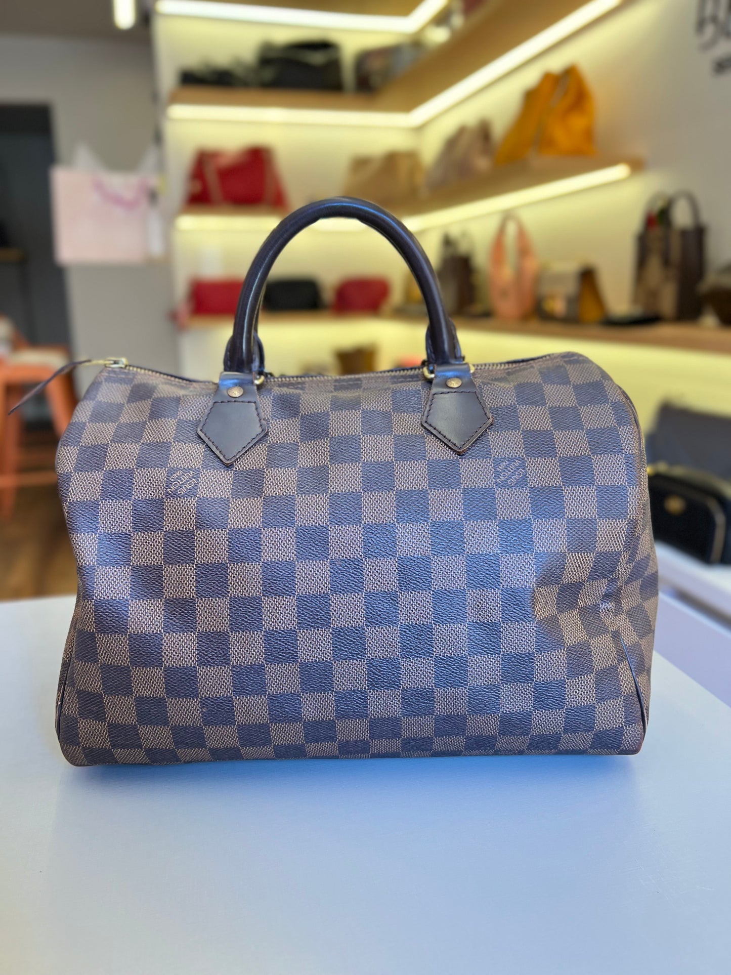 Louis Vuitton Speedy 30 Damier Ebene