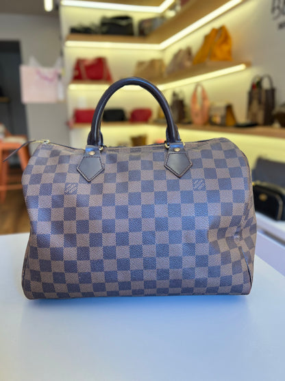 Louis Vuitton Speedy 30 Damier Ebene