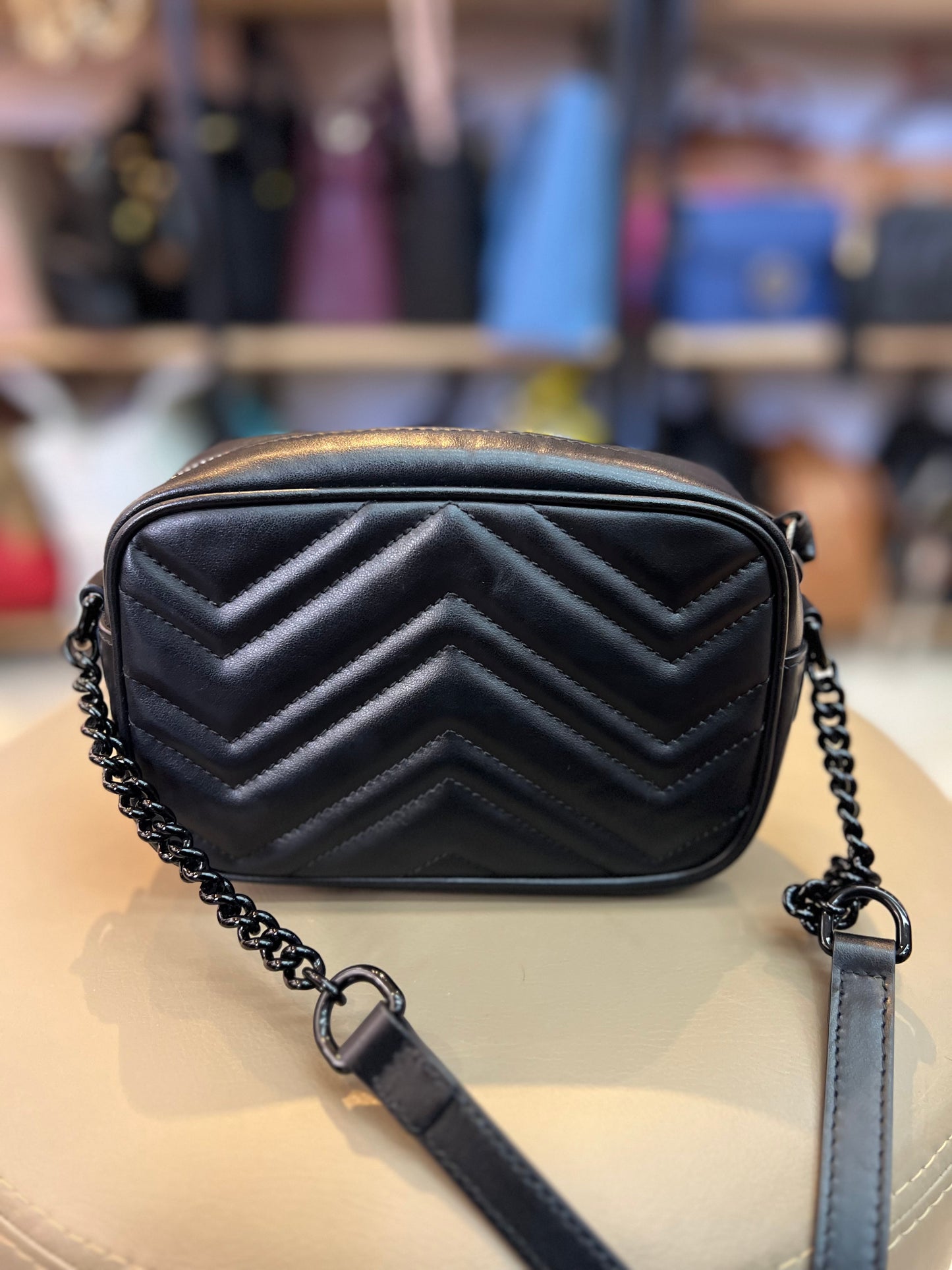 Gucci Marmont GG Mini Preta