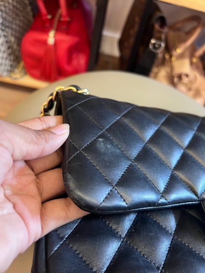 Chanel Double Flap Jumbo Preta