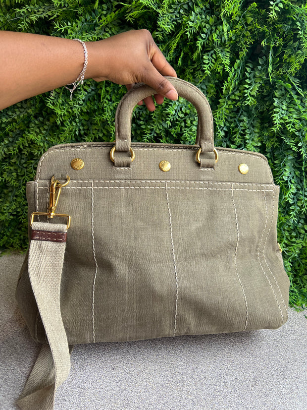 Prada Canvas Canapa Verde